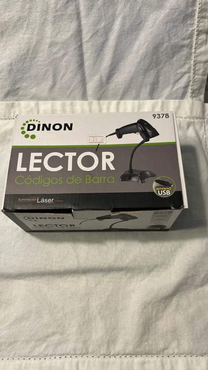 Lector de Códigos de Barra Dinon USB - 1