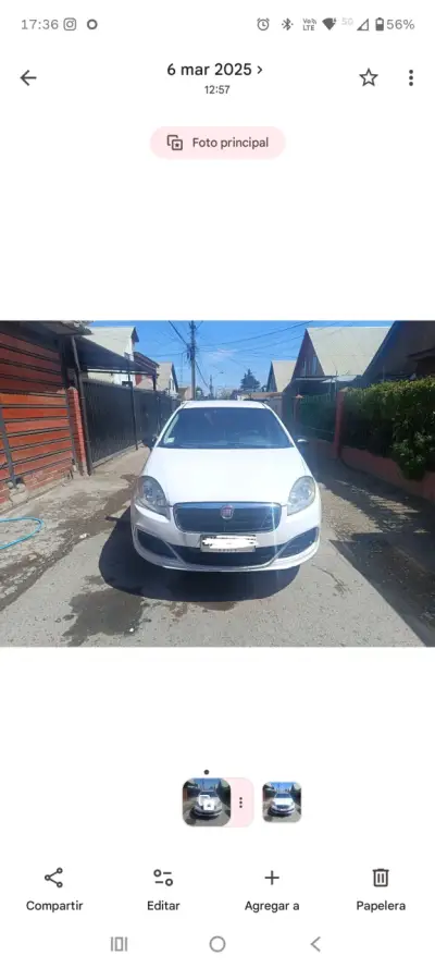 Fiat Linea blanco en buen estado - miniatura 3