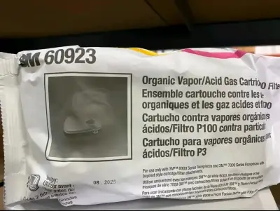 Filtro de repuesto 3M 60923 para respirador - miniatura 3