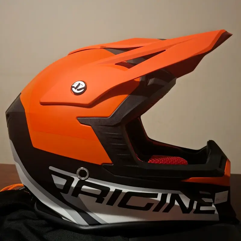 Casco integral de moto Origine naranja - 2