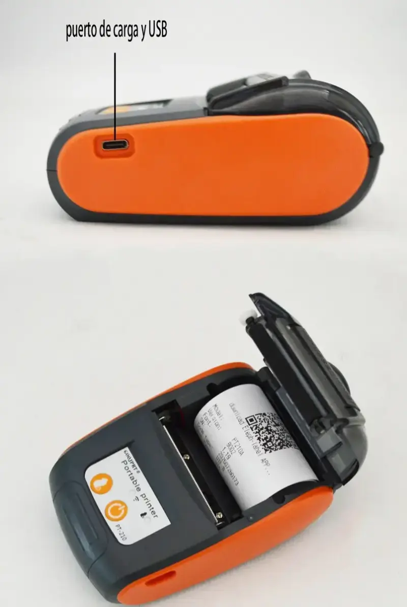 Impresora portátil térmica 203DPI 1500mAh - 2