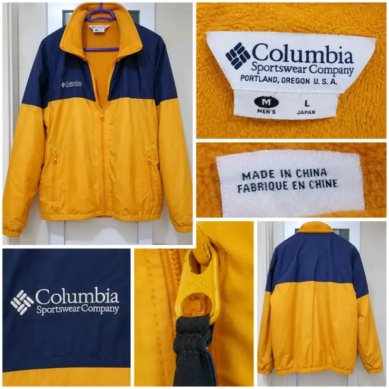 Chaqueta Columbia bicolor con forro polar