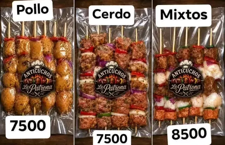 Anticuchos de Pollo, Cerdo y Mixtos La Patrona