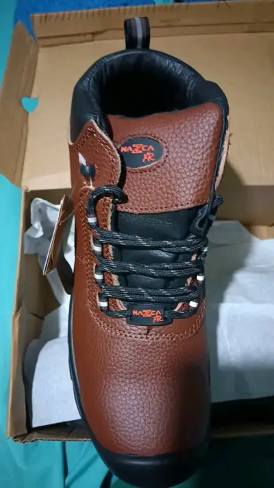 Botas de cuero marrón Nazca XR para hombre - miniatura 1
