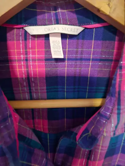 Camisa a cuadros Victoria's Secret talla M - miniatura 2