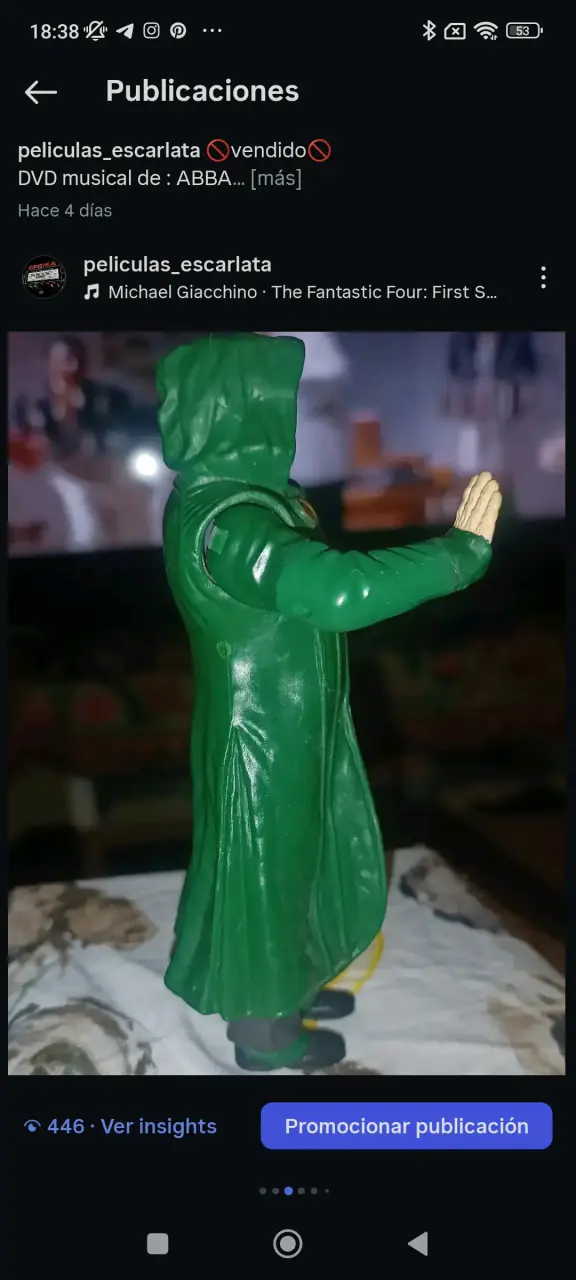 Figura de acción Doctor Doom con capa verde - 3