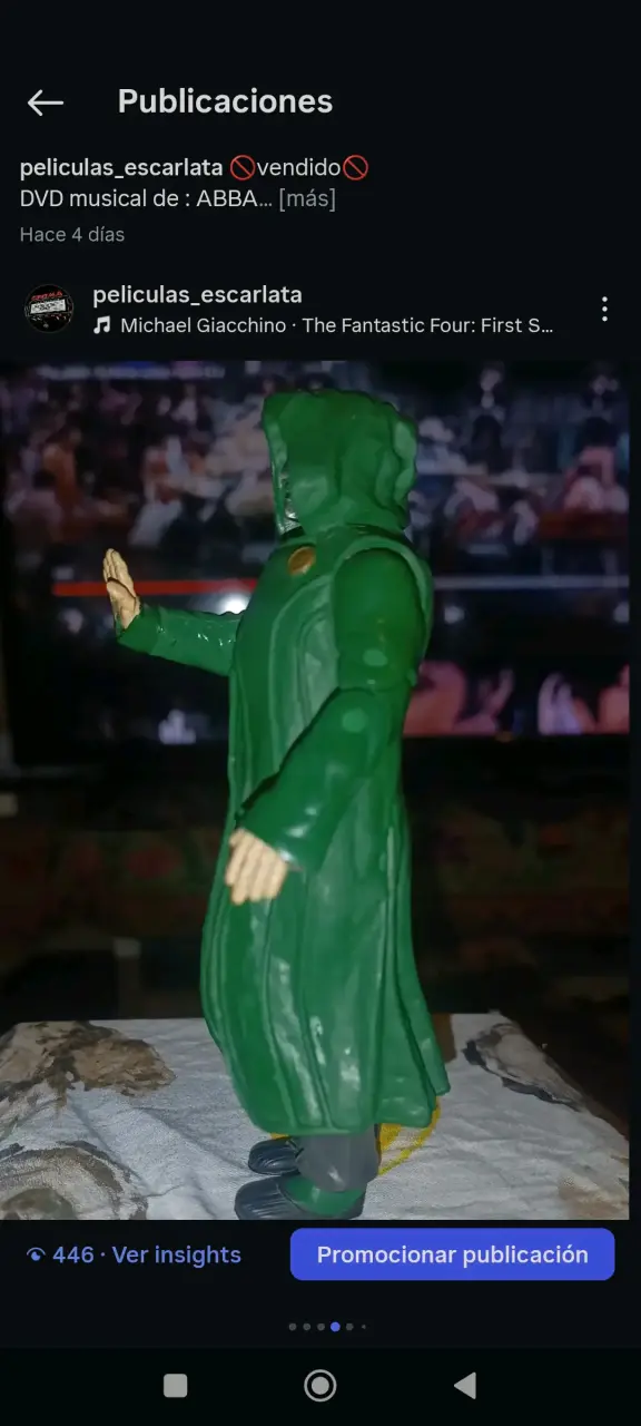 Figura de acción Doctor Doom con capa verde - 4