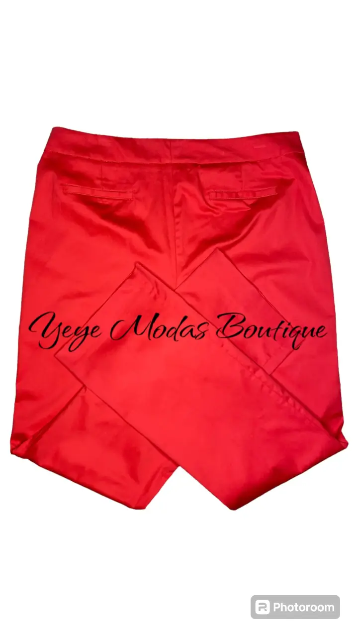 Pantalones rojos de mujer elegantes - 2