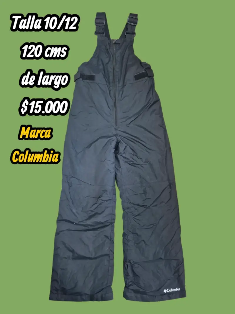 Pantalón de nieve Columbia talla 10/12 para niños