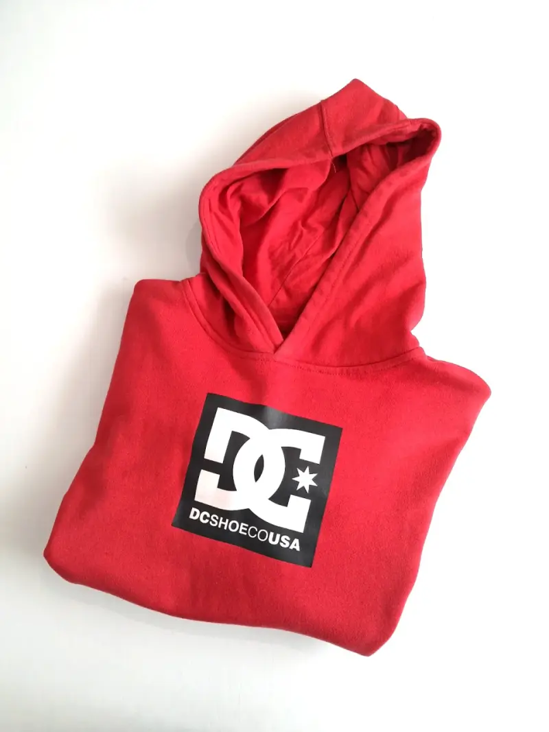 Polerón con capucha rojo DC Shoes unisex - 2
