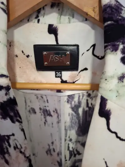 Blazer estampado abstracto ASH talla 36 - miniatura 2