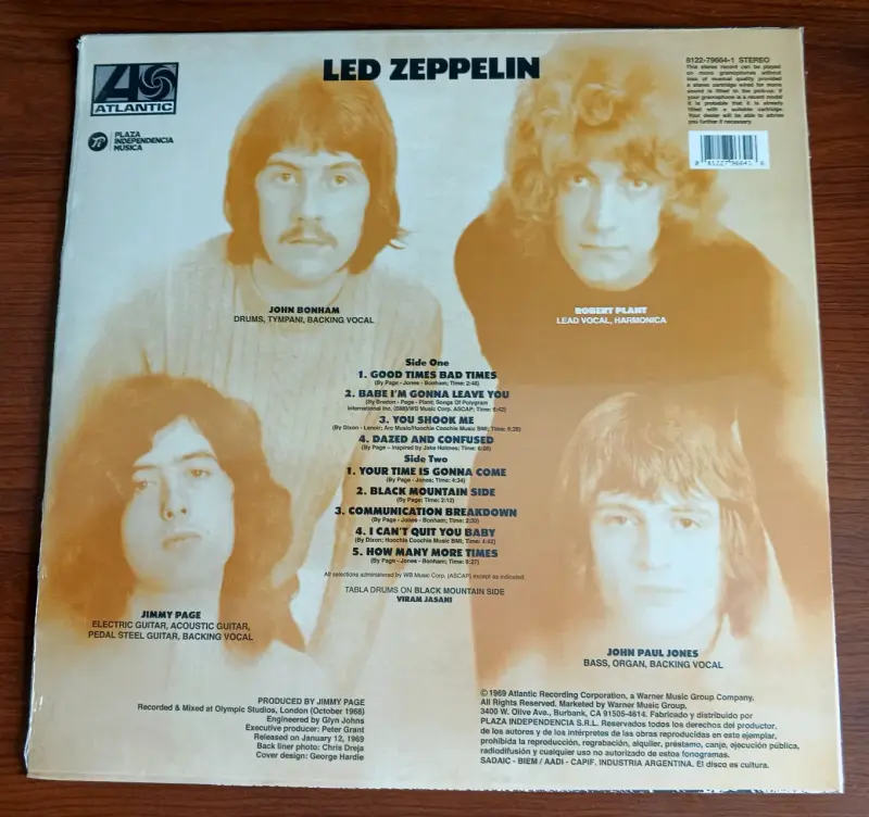 Vinilo Led Zeppelin I - 2