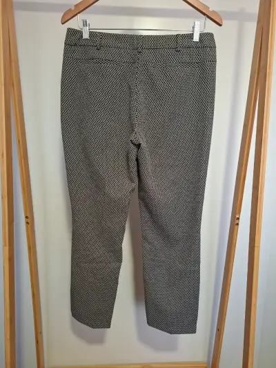 Pantalón vestir blanco negro talla 40 - miniatura 4