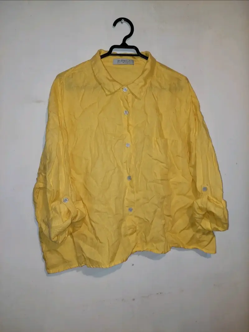 Blusa amarilla para mujer basement - 1