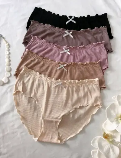 PetitDoll | Pack de 5 calzones acanalados 🎀 - miniatura 1