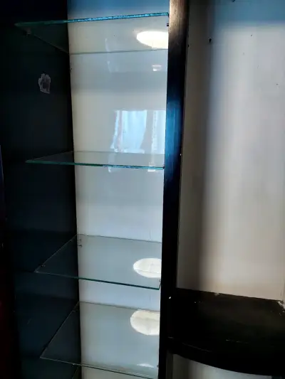 Vitrina de exhibición de vidrio y madera - miniatura 4