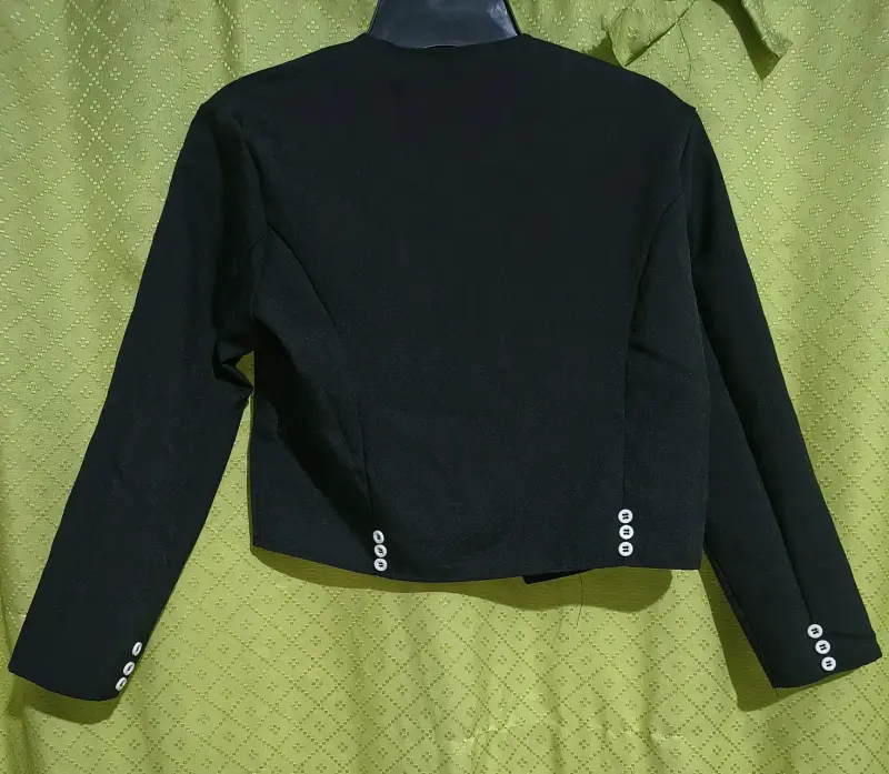 Blazer negro de huaso para niño talla 10 - 2