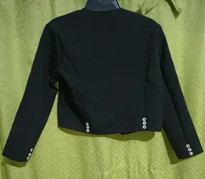 Blazer negro de huaso para niño talla 10 - miniatura 2