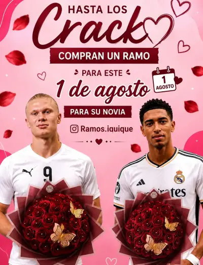 Ramo de Rosas Rojas con Mariposas Decorativas - miniatura 1