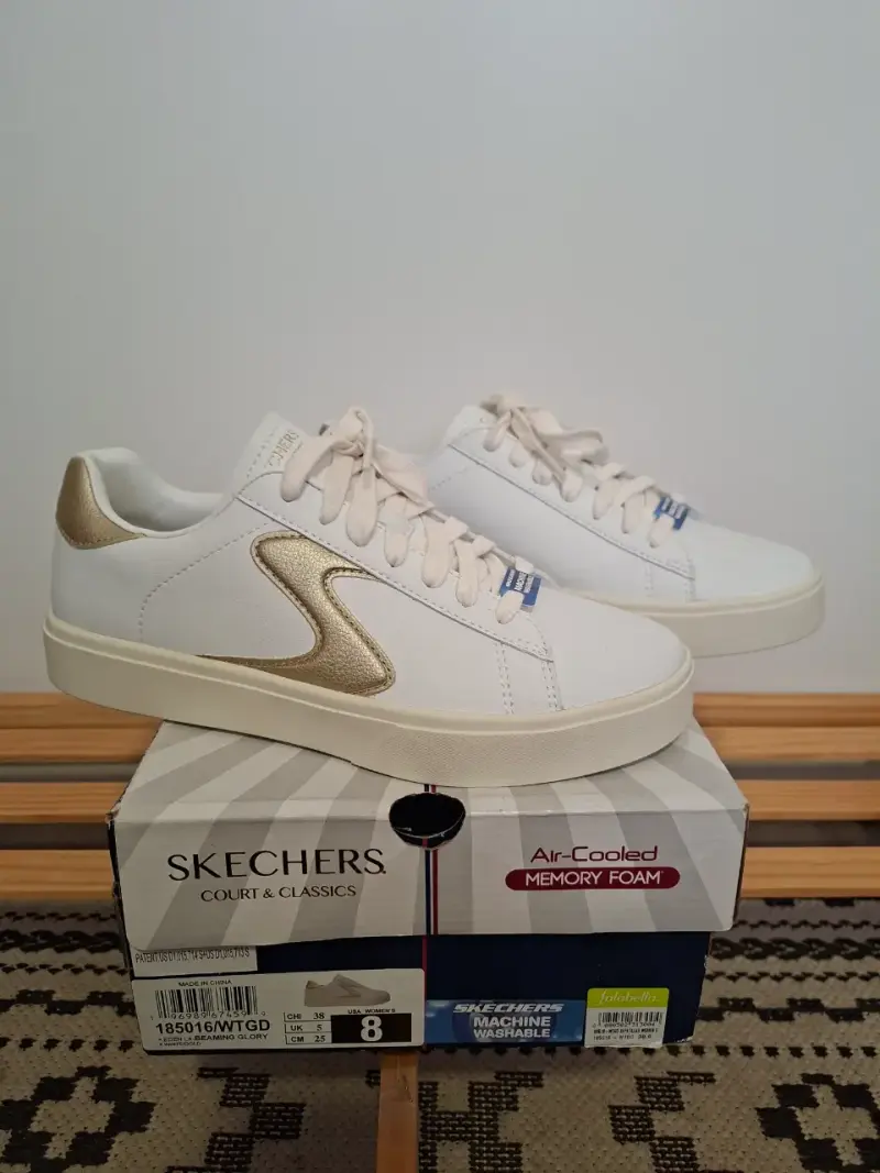 Zapatillas blancas Skechers Nuevas talla 38 - 1