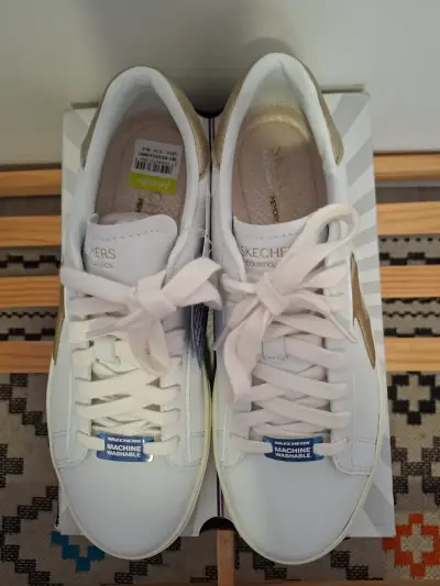 Zapatillas blancas Skechers Nuevas talla 38 - miniatura 4