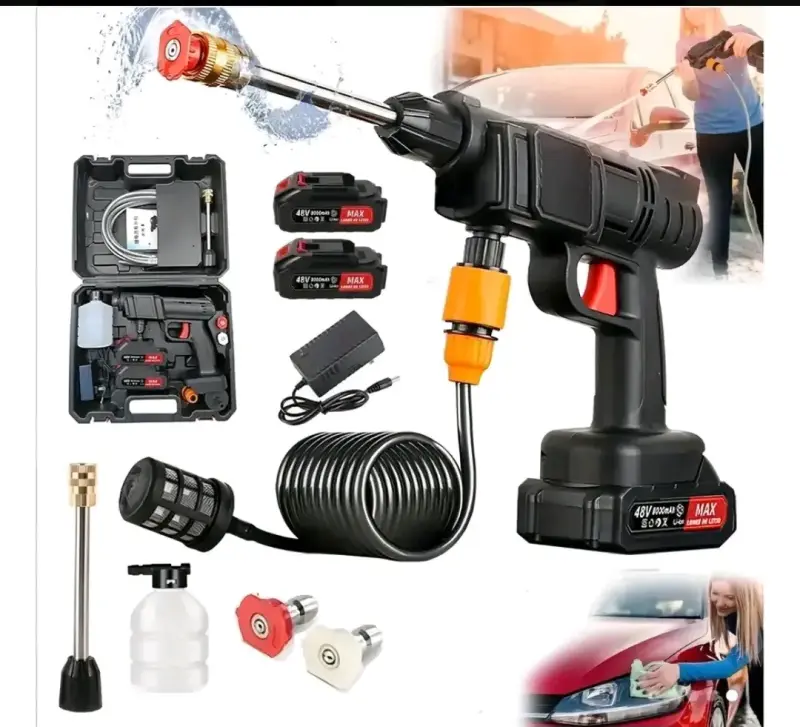 Hidrolavadora portátil a batería 48VF con accesorios - 2
