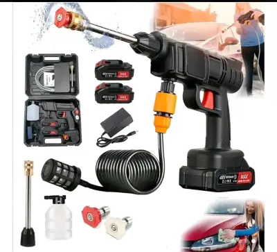 Hidrolavadora portátil a batería 48VF con accesorios - miniatura 2