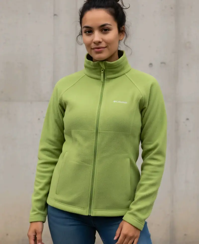 Chaqueta polar verde Columbia para mujer - 1