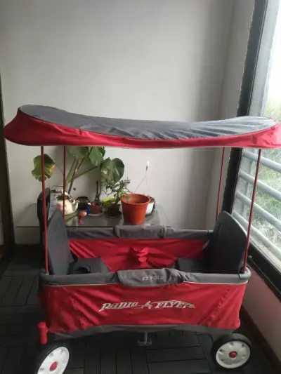 Carro plegable Radio Flyer 3900 EZ Fold rojo - miniatura 5