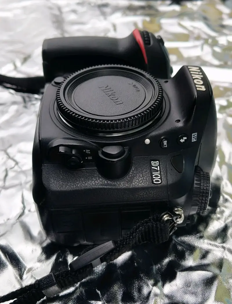 Cuerpo Cámara Nikon D7100 DSLR con correa original - 3