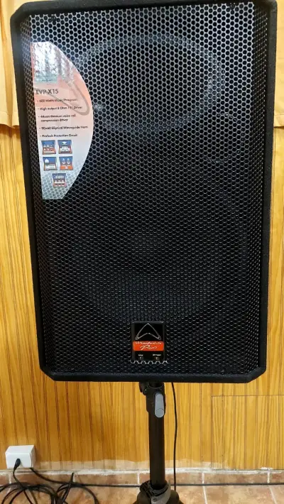 Sistema de sonido profesional con micrófonos y parlantes - miniatura 2