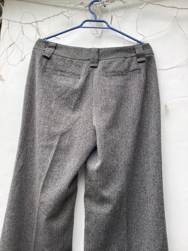 Pantalones de vestir gris para mujer - 2