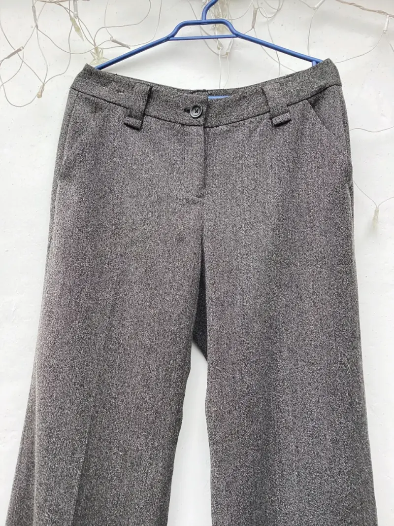 Pantalones de vestir gris para mujer - 3
