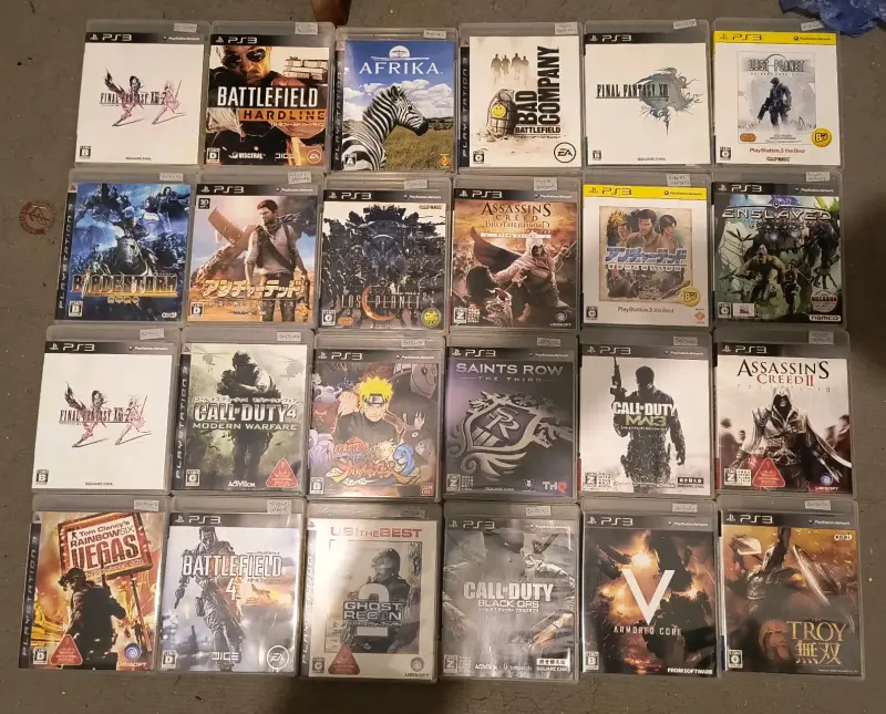 Colección de videojuegos PS3 variados japones - 1