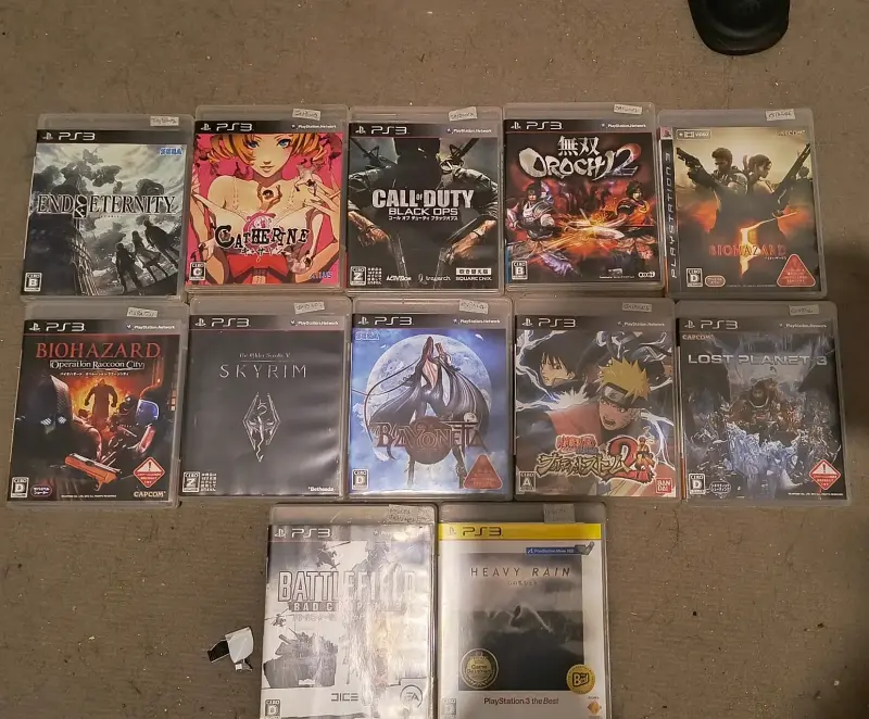 Colección de videojuegos PS3 variados japones - 2