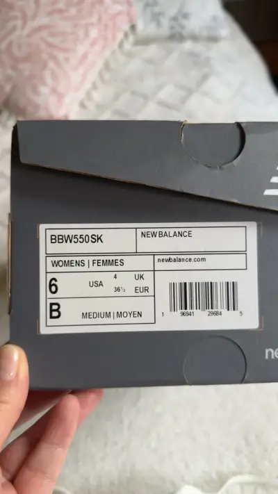 Zapatillas New Balance 550 Mujer Blancas - miniatura 4
