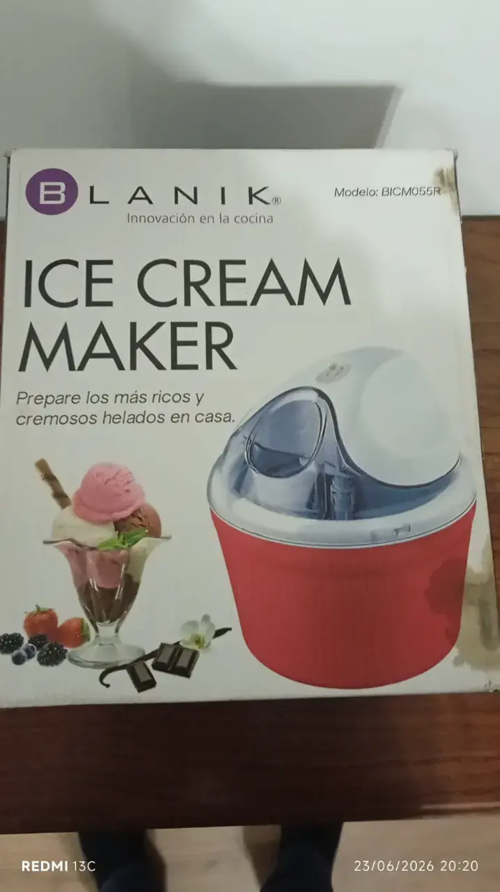 Máquina para hacer helados Blanik BICM055R - 2