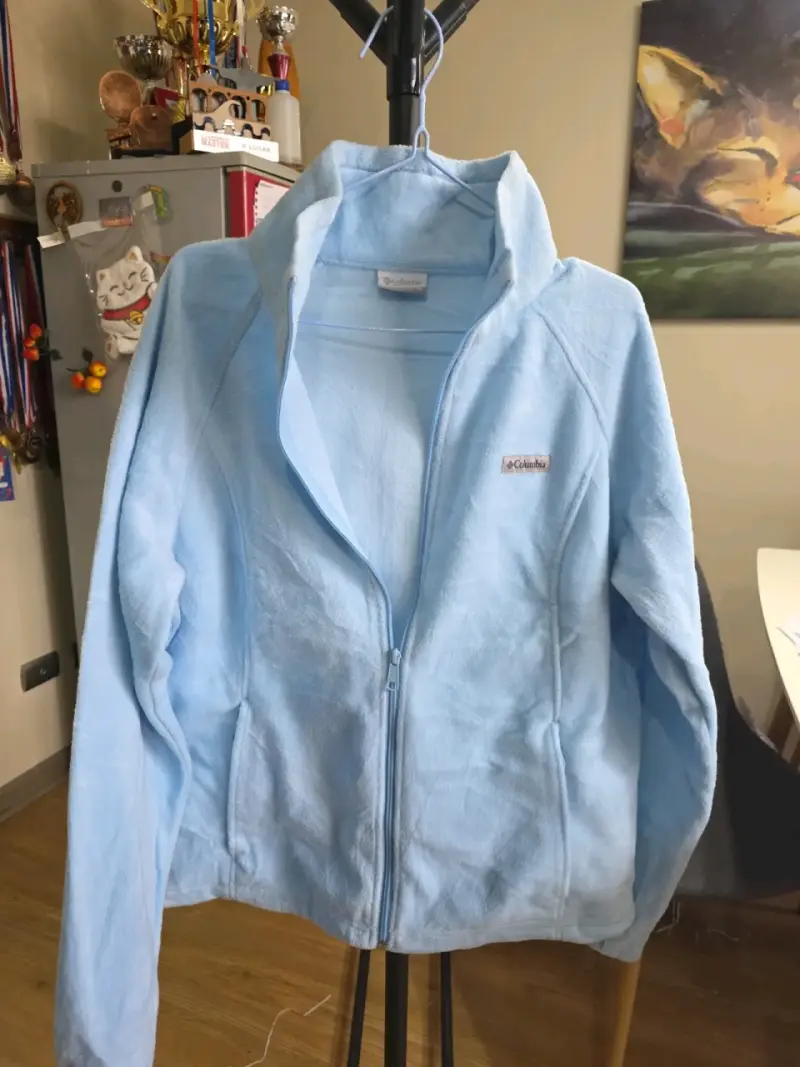 Chaqueta polar Columbia azul claro para mujer - 2