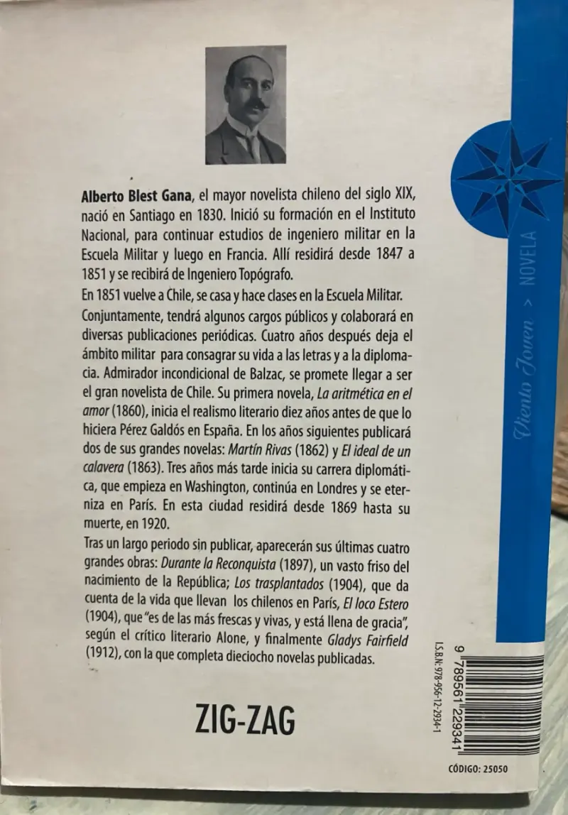 Libro 'El loco Estero' de Alberto Blest Gana - 2