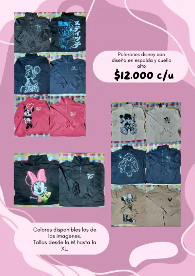 Polerones Disney con diseño en espalda y cuello alto - miniatura 1