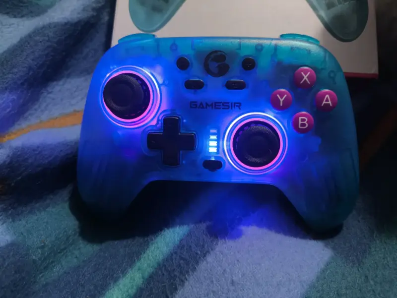 Controlador GameSir Nova Neon Teal para Switch y PC - 3