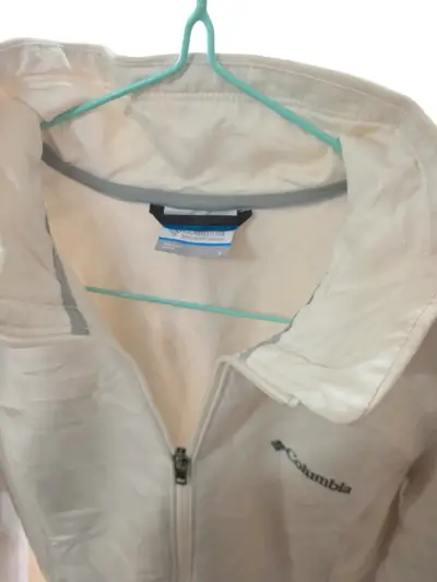 Chaqueta Columbia crema para mujer softshell - miniatura 3