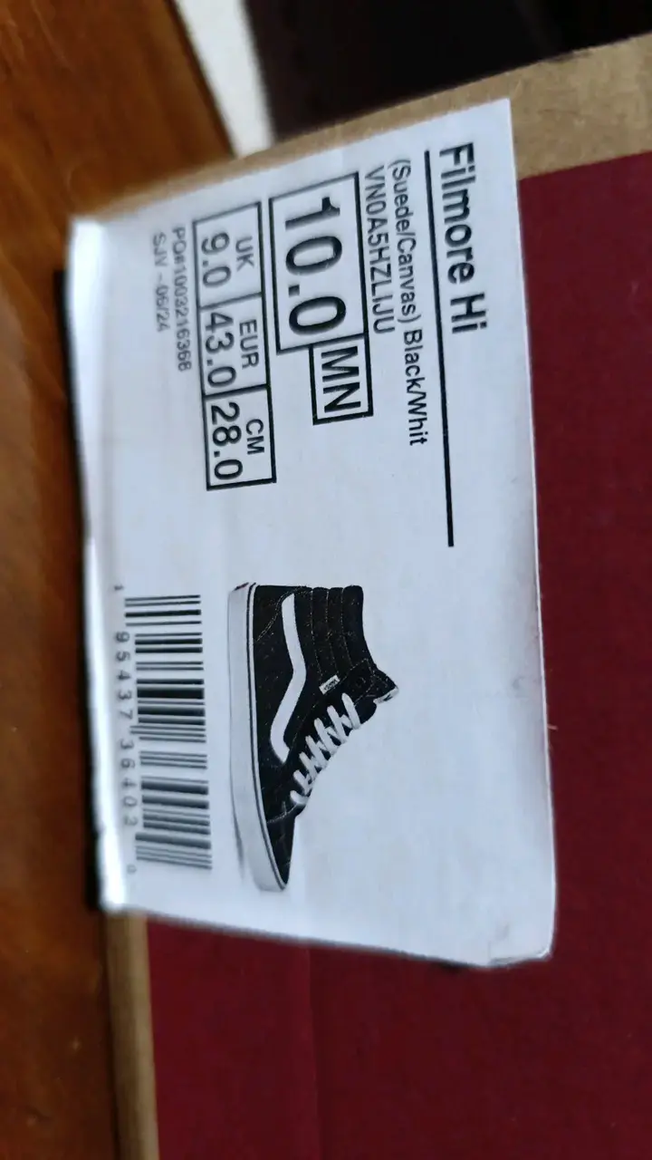 Zapatillas altas negras Vans clásicas - 2