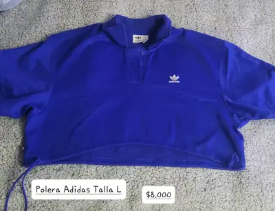Polera Adidas azul talla L - miniatura 1