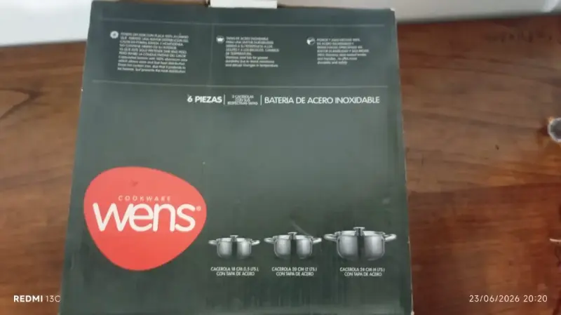 Batería de Cocina de Acero Inoxidable Wens 6 Piezas - 3