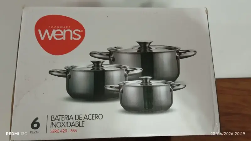 Batería de Cocina de Acero Inoxidable Wens 6 Piezas - 5