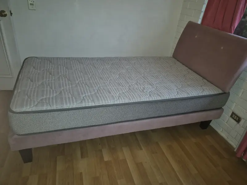 Cama individual con colchón Cannon en buen estado - 4