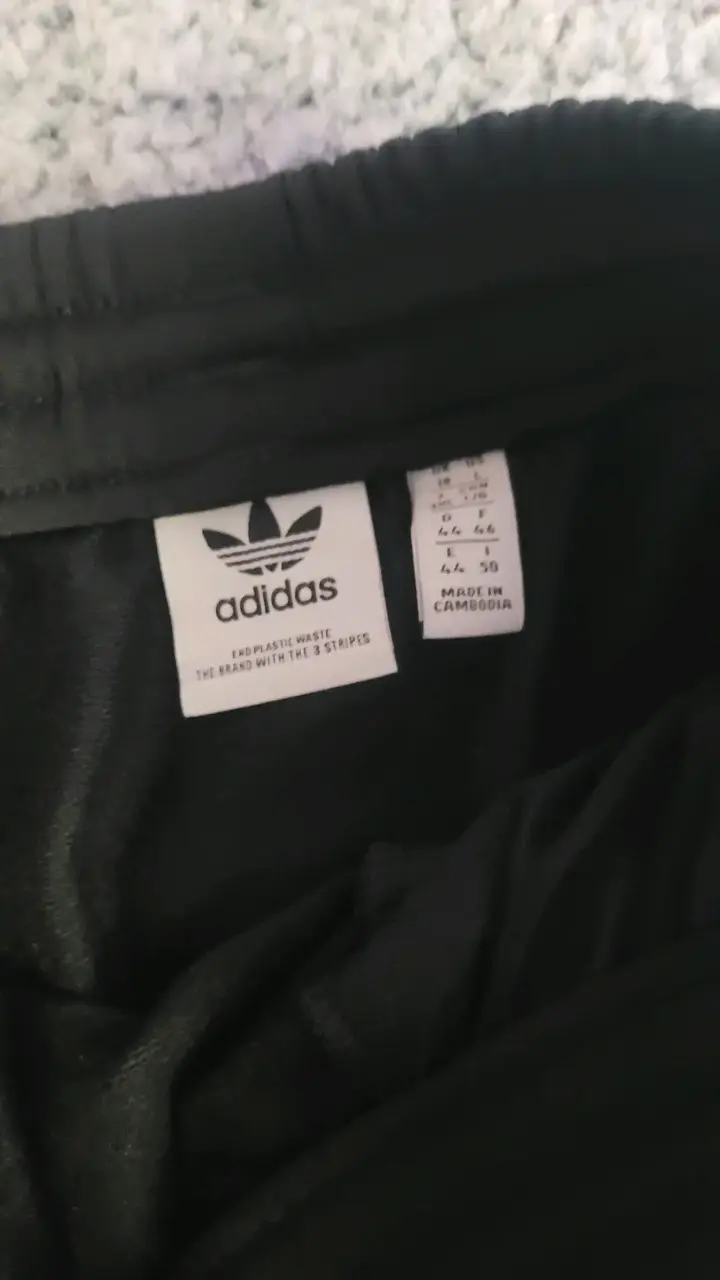 Falda larga Adidas negra con cordones - 2