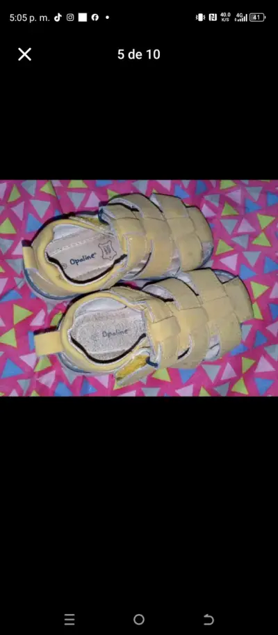 Sandalias de niño azul marino con velcro - miniatura 2