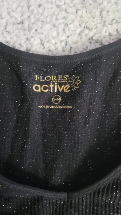 Body negro con brillo talla S/M - miniatura 2